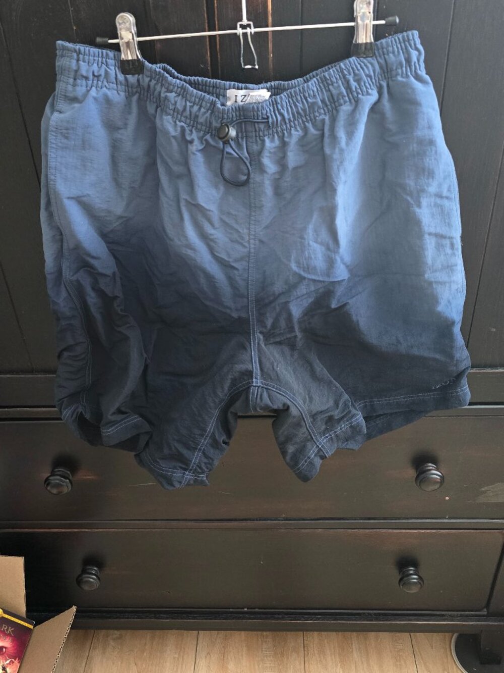 IZOD Perform X Men's Orange Nylon Swim Shorts, Size M, EUC